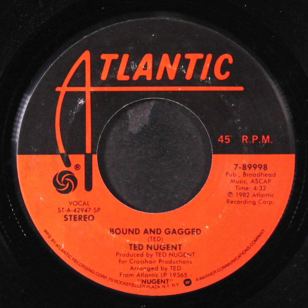 bound and gagged / habitual offender by TED NUGENT