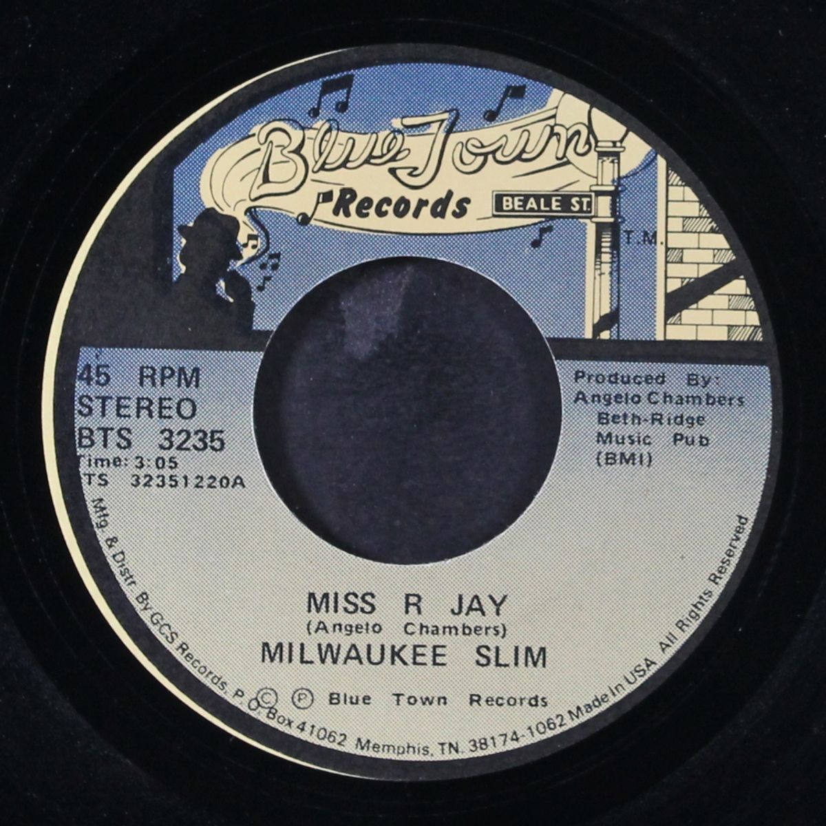 barefootin' / miss r jay by MILWAUKEE SLIM