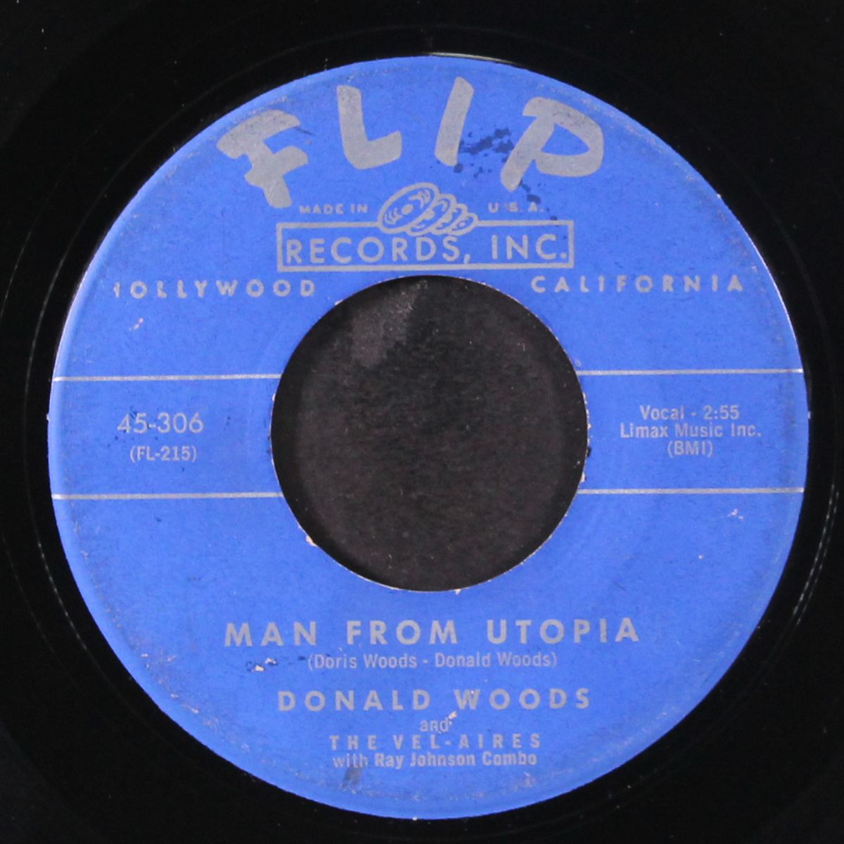 death of an angel / man from utopia by DONALD WOODS & VEL-AIRES