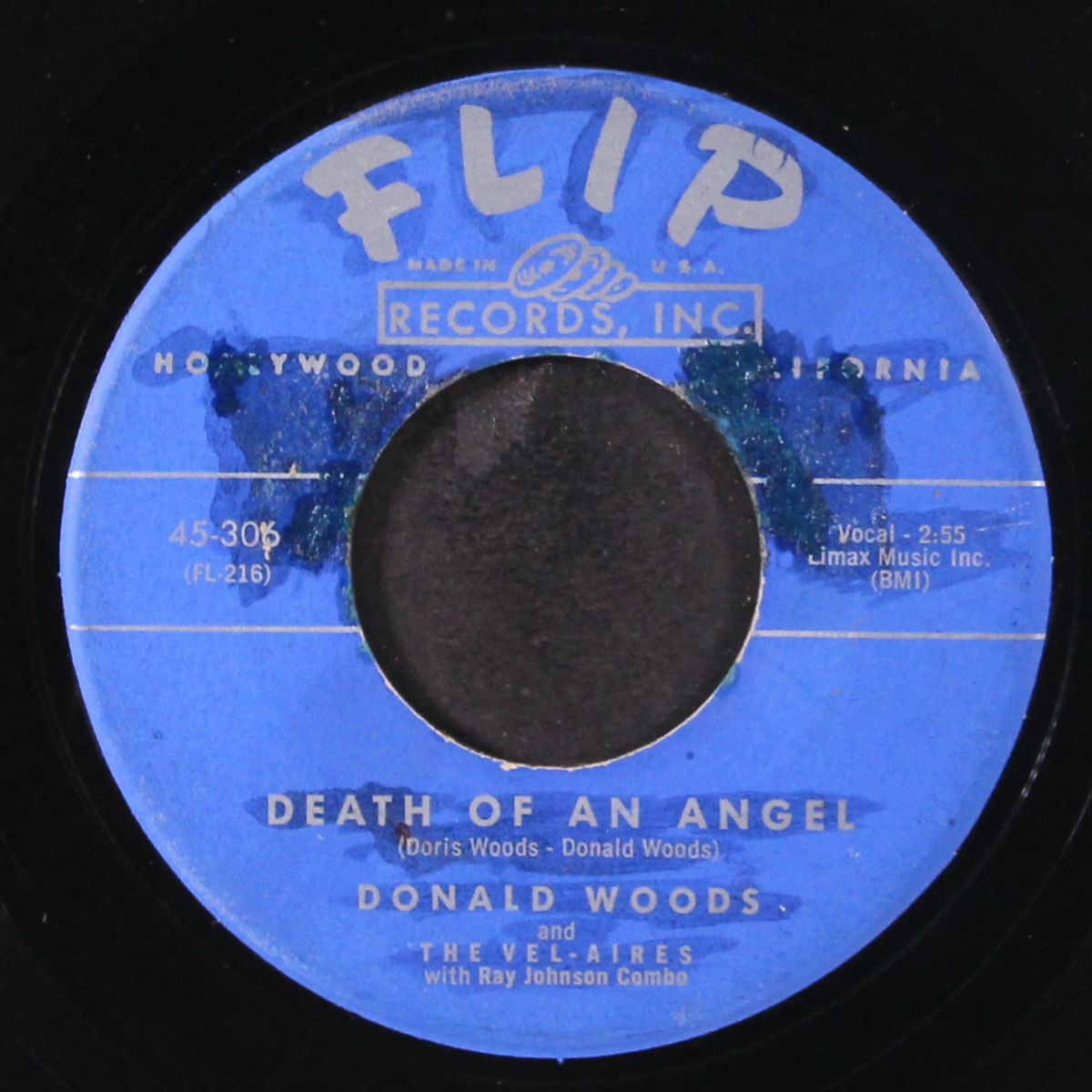death of an angel / man from utopia by DONALD WOODS & VEL-AIRES
