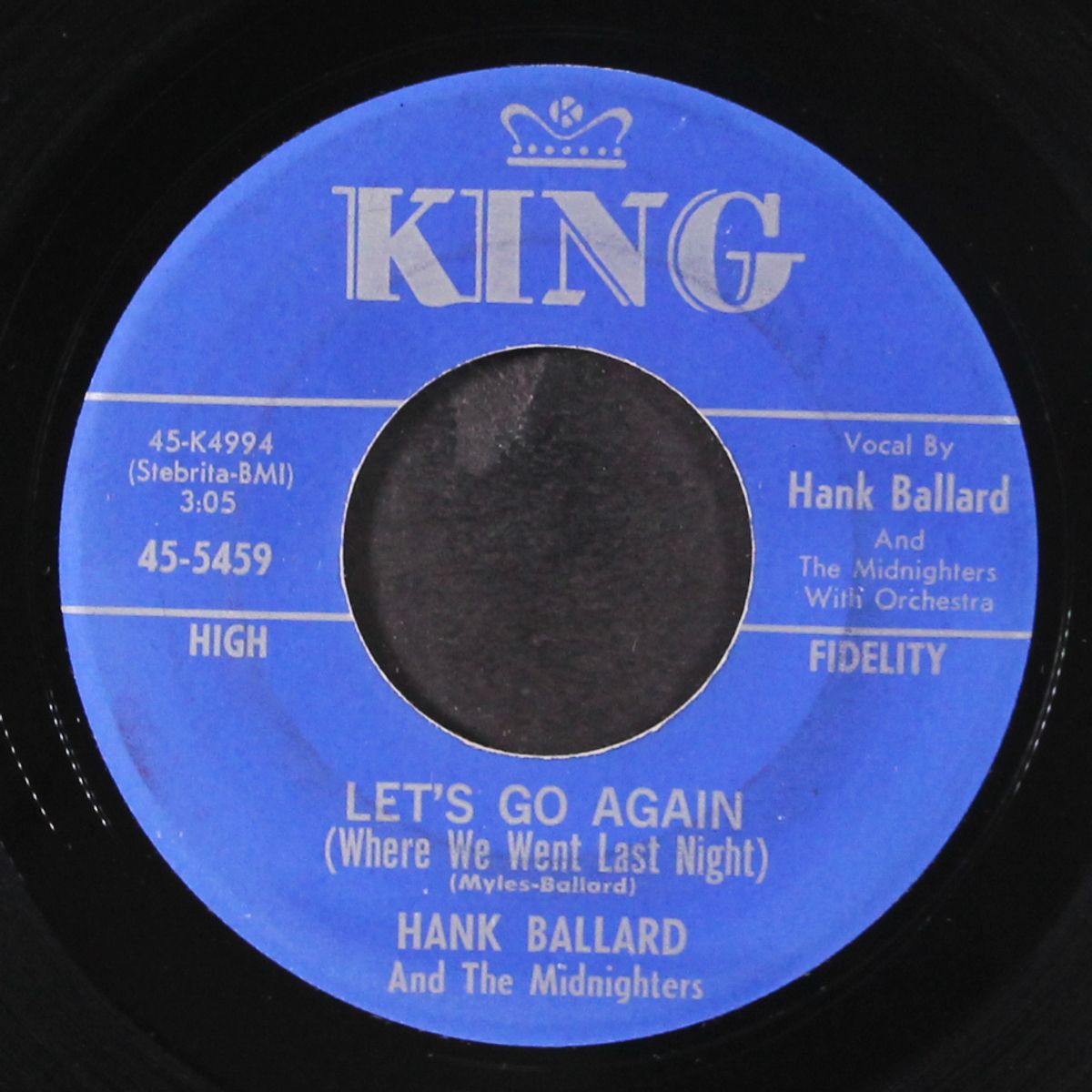let's go again / deep blue sea by HANK BALLARD & MIDNIGHTERS