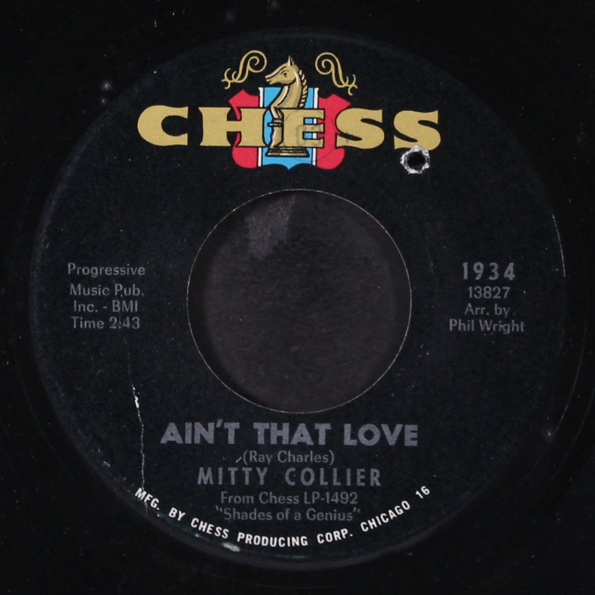 ain't that love / come back baby by MITTY COLLIER