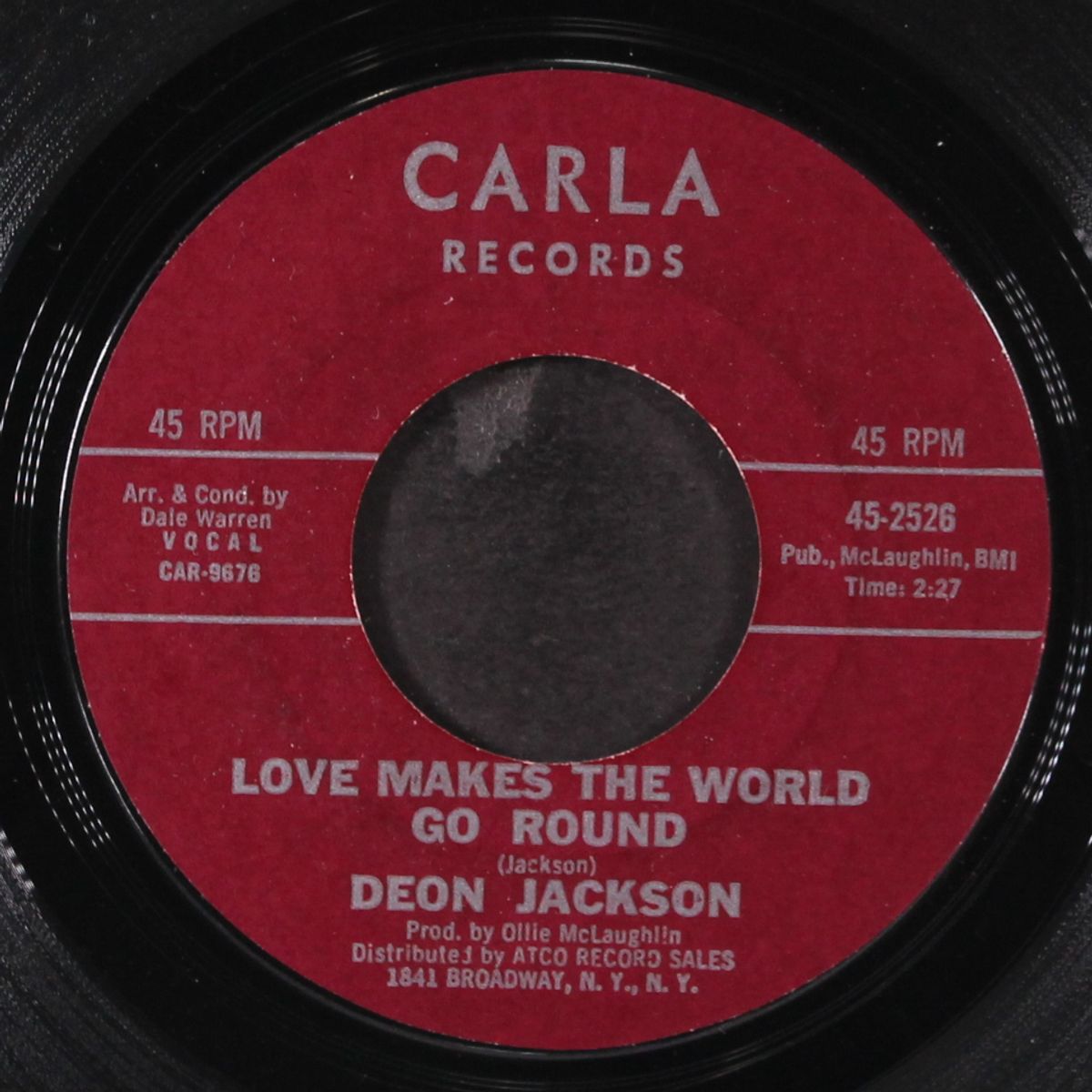 love makes the world go round / you said you loved me by DEON JACKSON