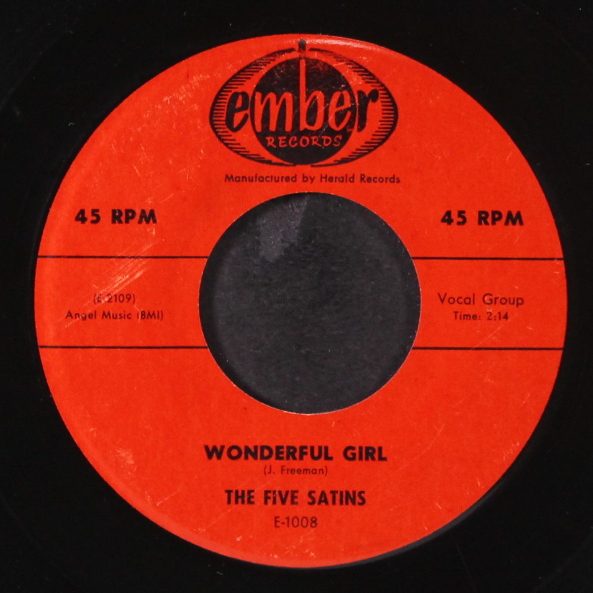 wonderful girl / weeping willow by FIVE SATINS