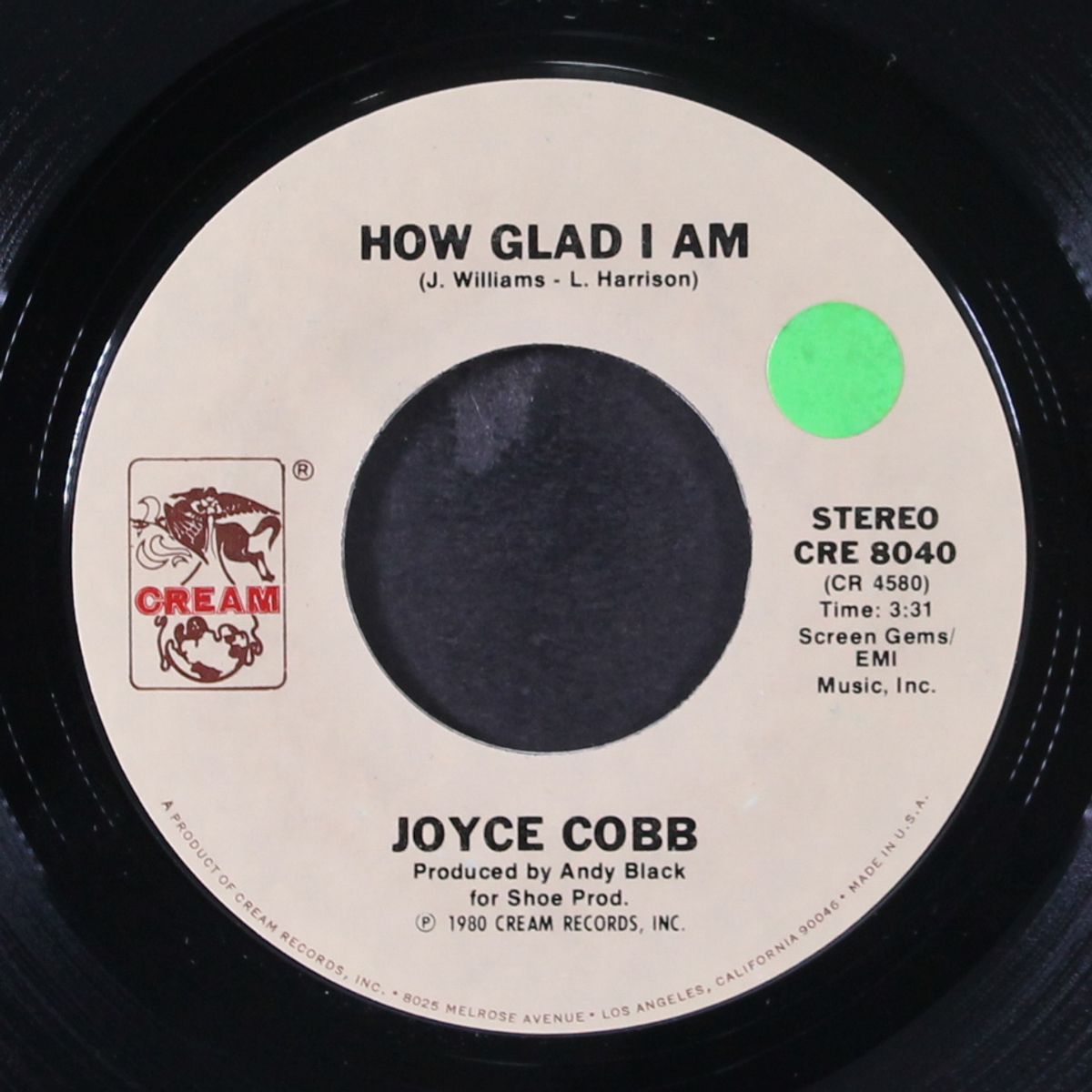 how glad i am / that's what love will do by JOYCE COBB