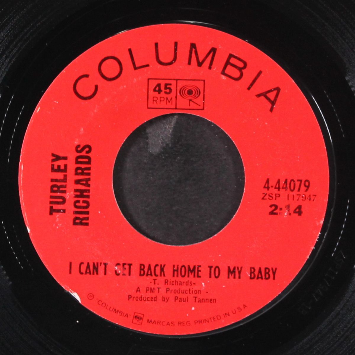 i'm a lonely man / i can't get back home to my baby by TURLEY RICHARDS