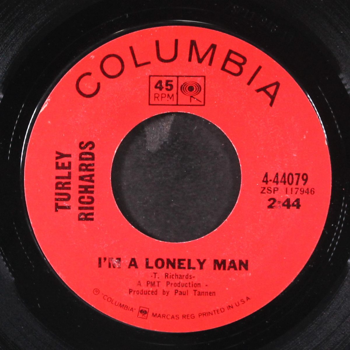 i'm a lonely man / i can't get back home to my baby by TURLEY RICHARDS