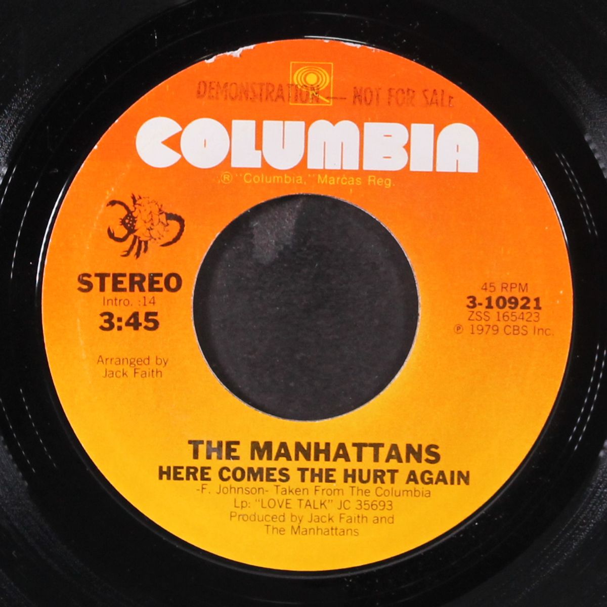 don't say goodbye / here comes the hurt again by MANHATTANS