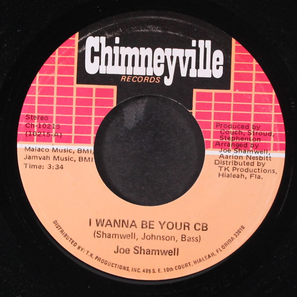 i wanna be your cb / it's been so long by JOE SHAMWELL