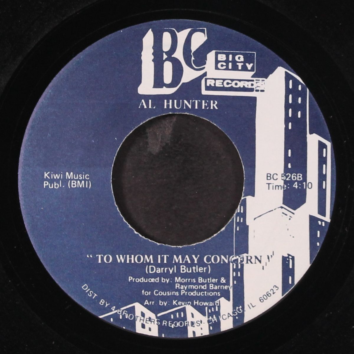 black lady / to whom it may concern by AL HUNTER