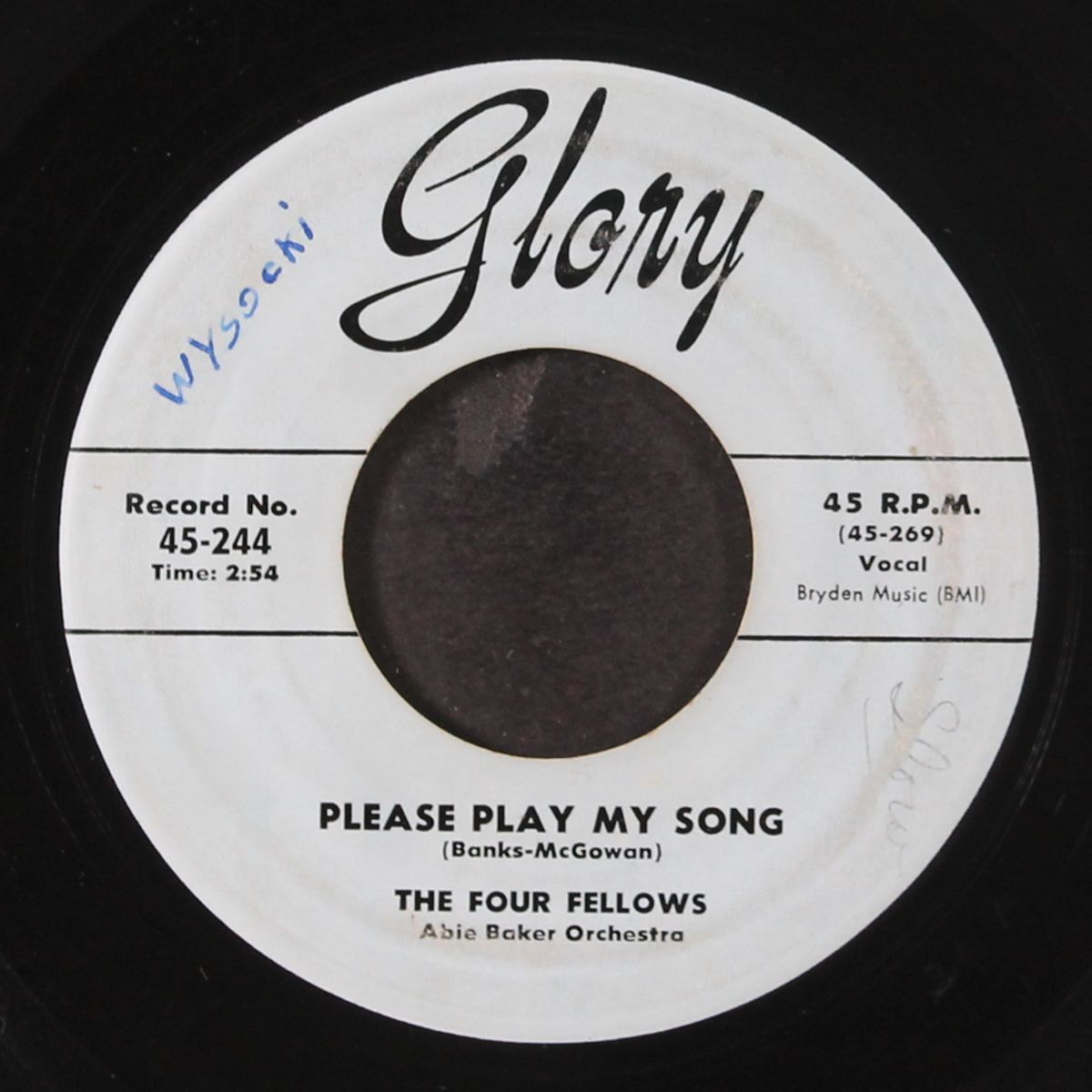 please play my song / i sit in my window by FOUR FELLOWS