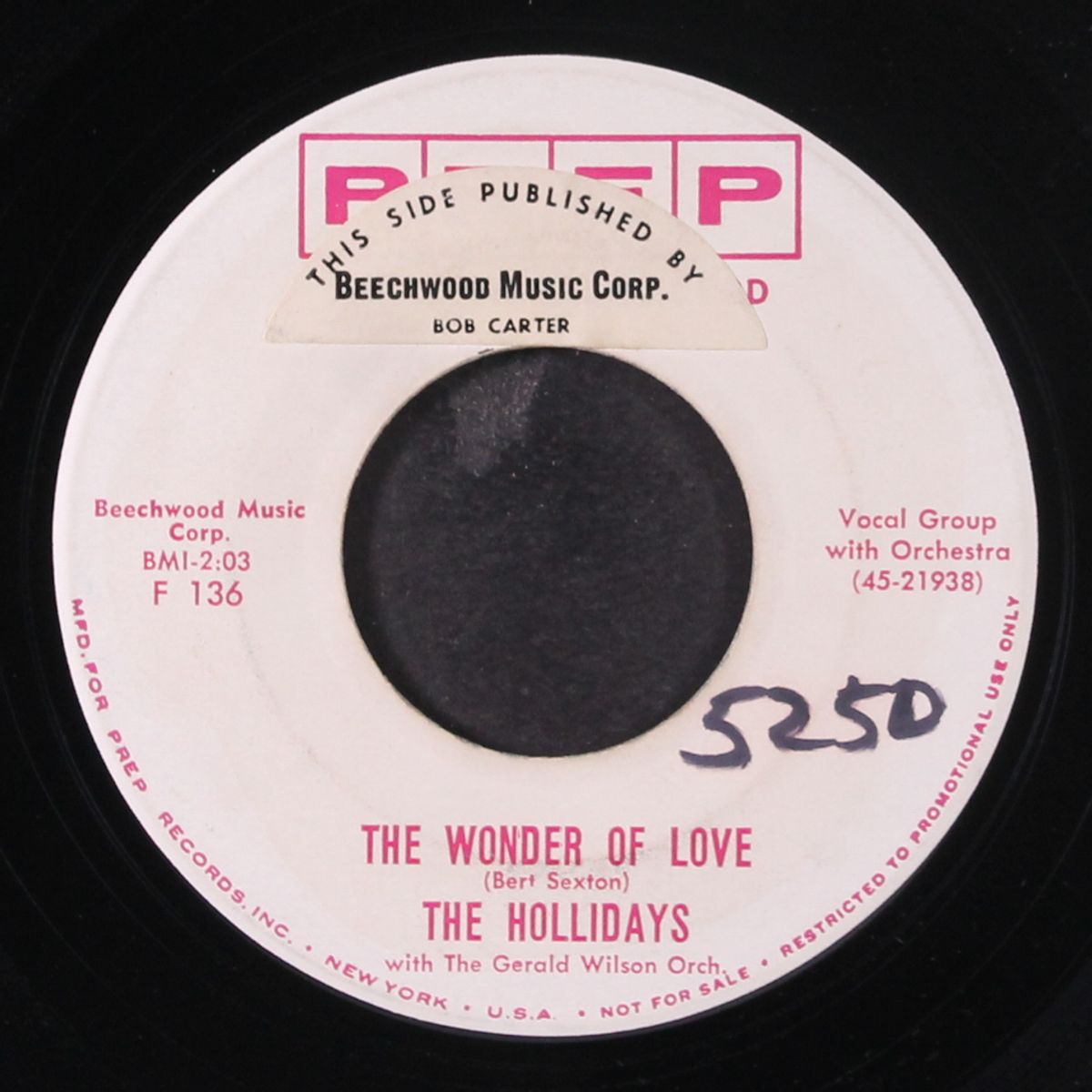 the wonder of love / i'm not ashamed by HOLLIDAYS