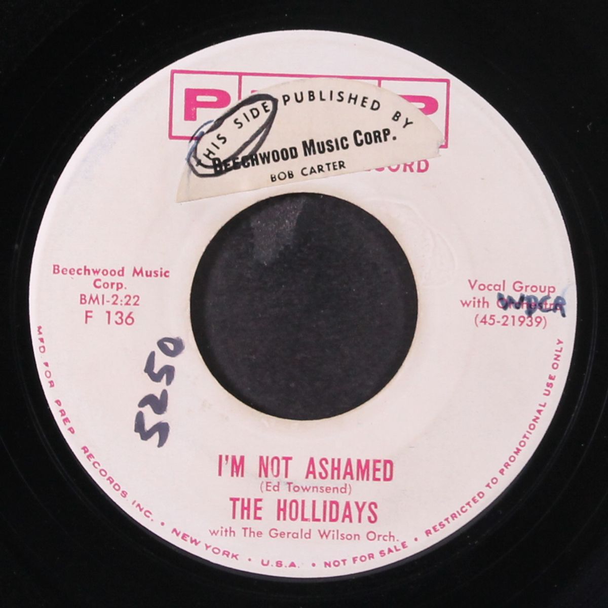 the wonder of love / i'm not ashamed by HOLLIDAYS
