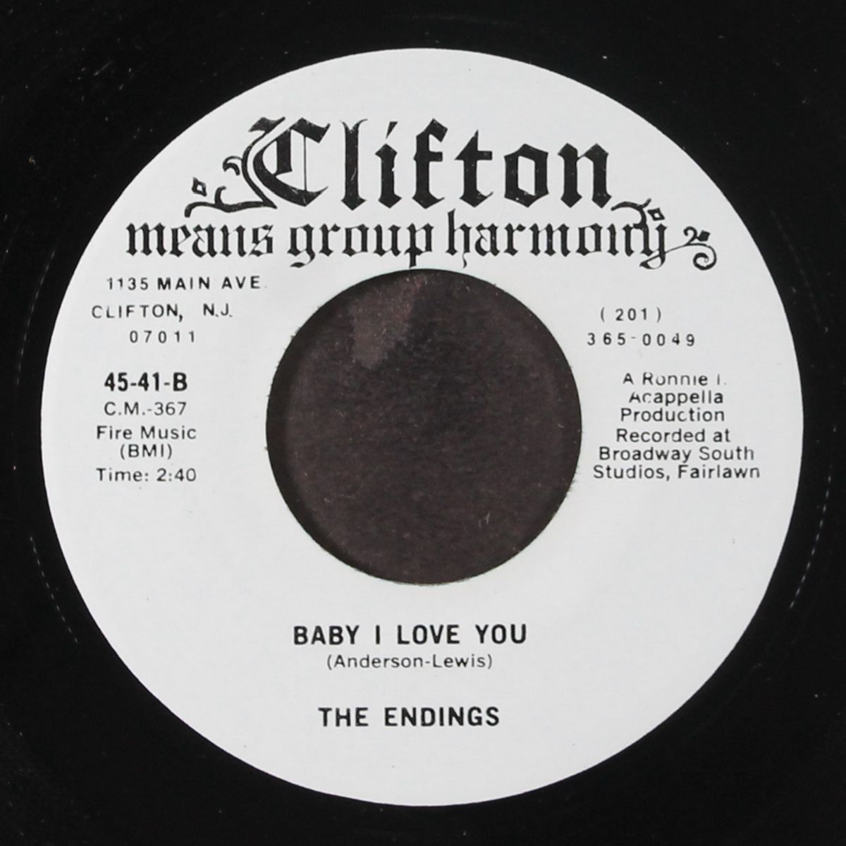 sure as the flowers / baby i love you by ENDINGS