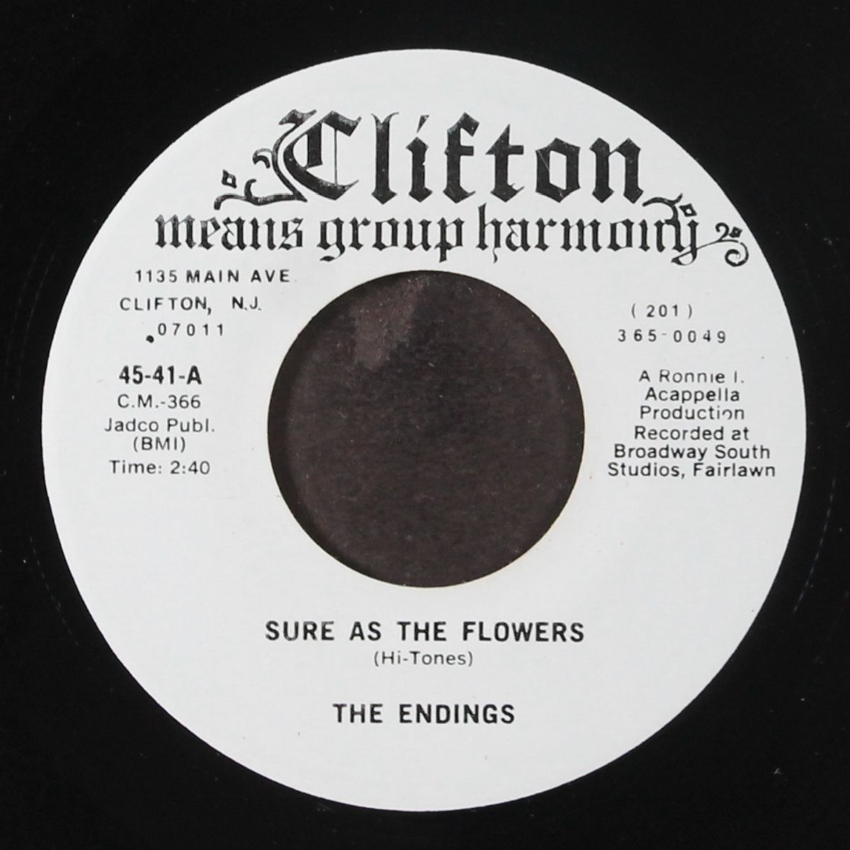 sure as the flowers / baby i love you by ENDINGS