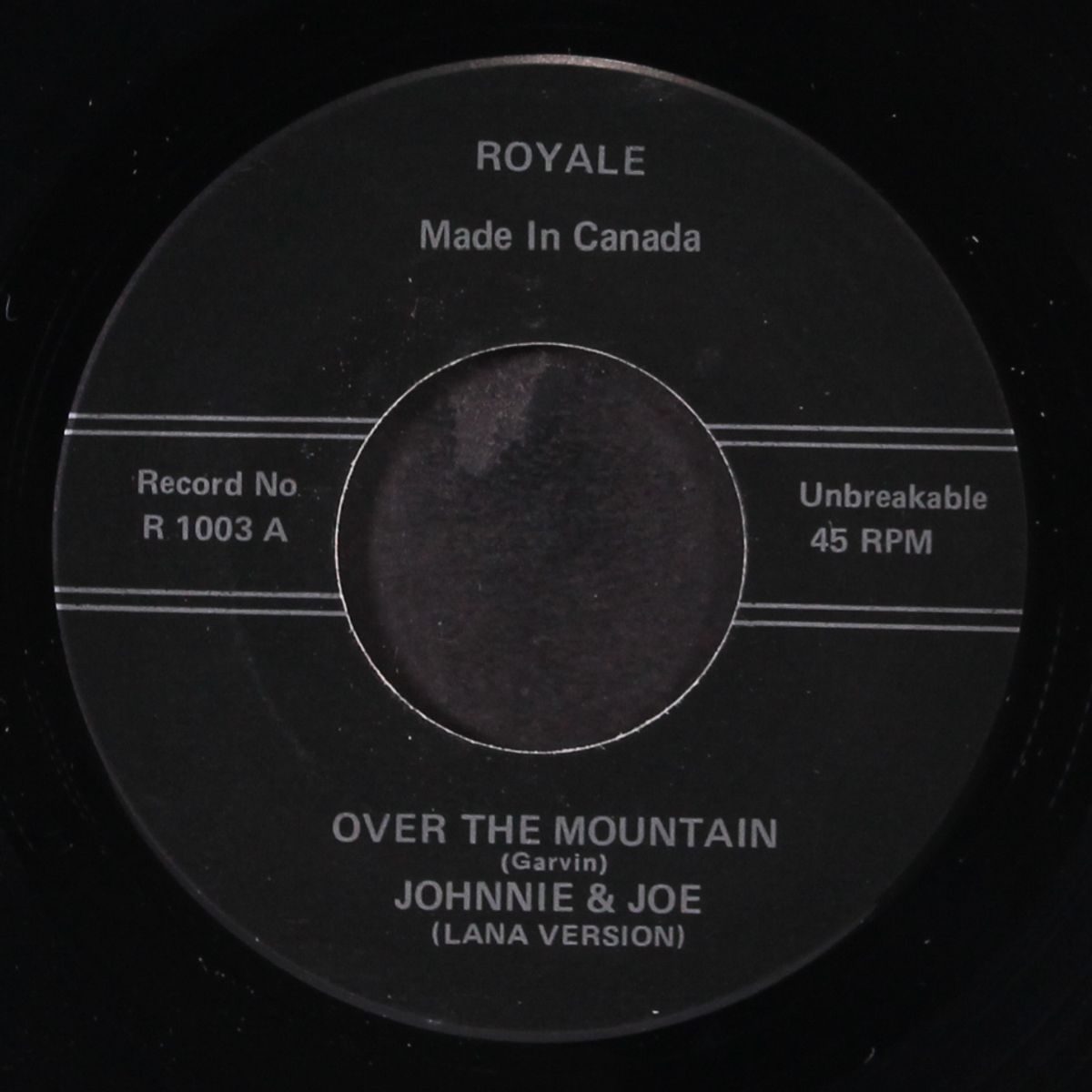 over the mountain / my melancoly baby by JOHNNIE & JOE / MARCELS