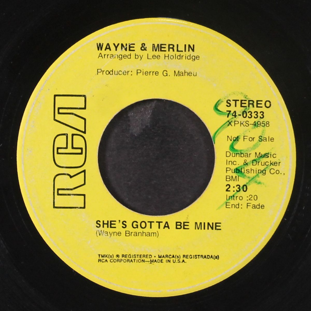 what you gonna do / she's gotta be mine by WAYNE & MERLIN