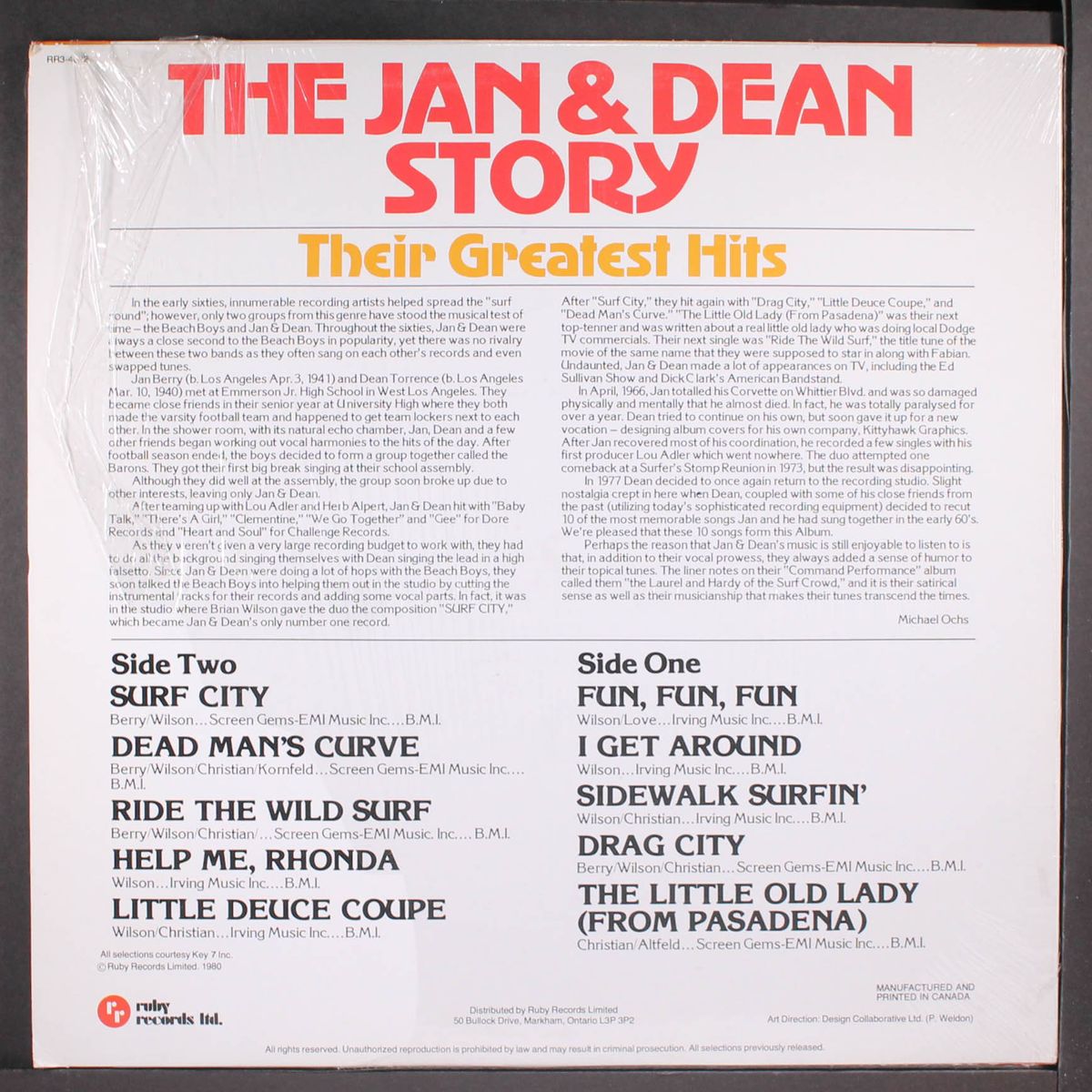 the jan & dean story; their greatest hits by JAN & DEAN