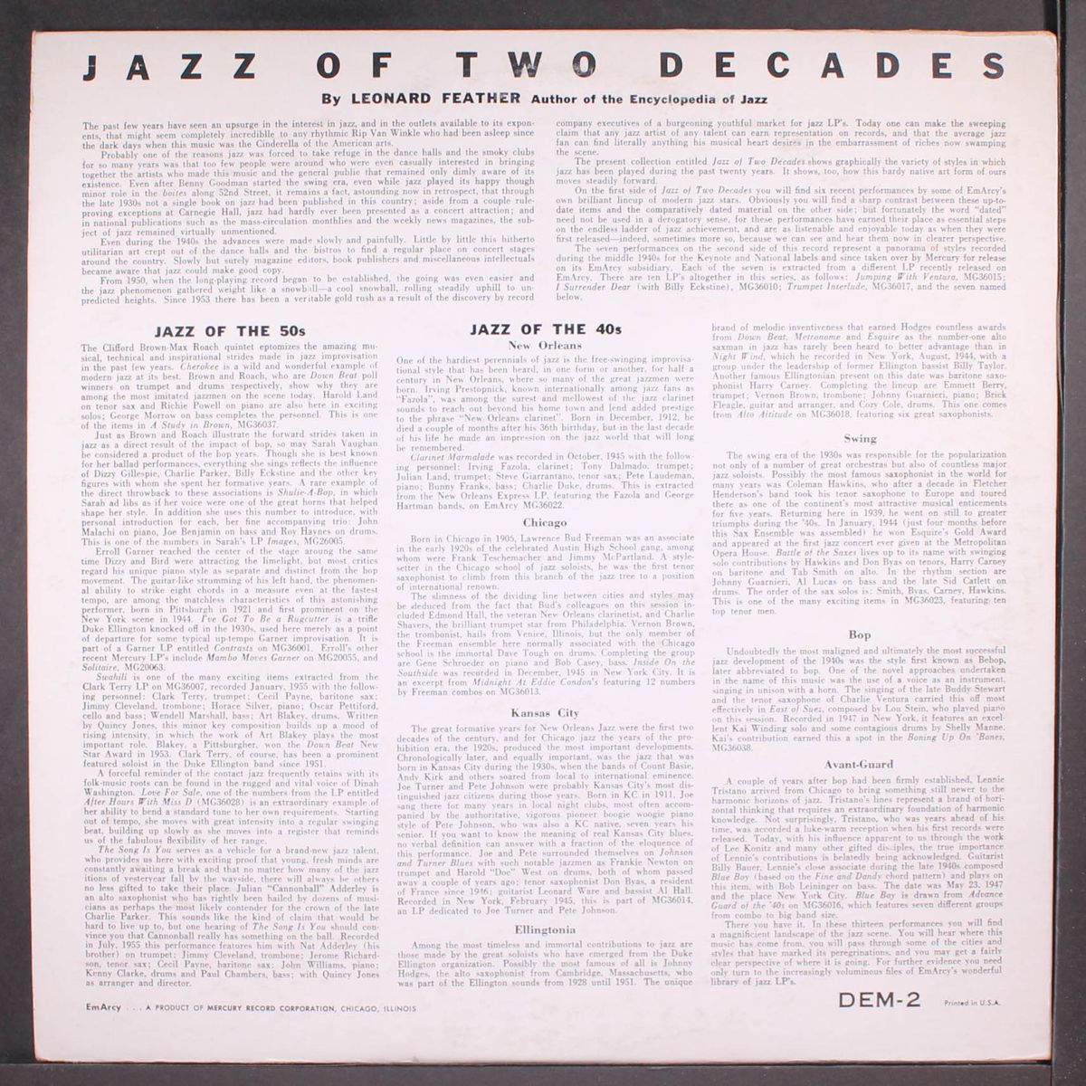 jazz of two decades by VARIOUS