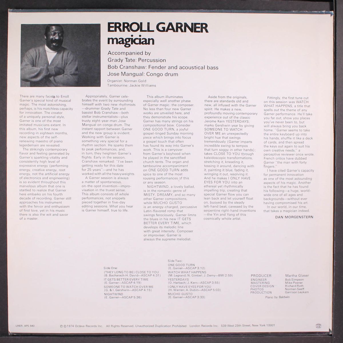 magician by ERROLL GARNER