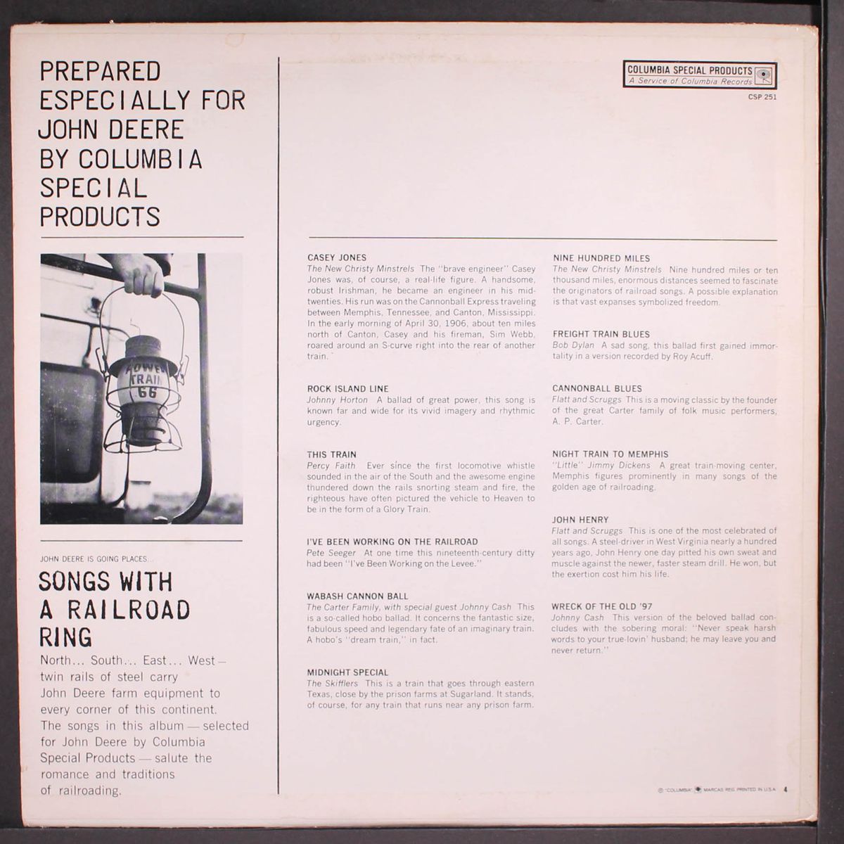 songs with a railroad ring by VARIOUS
