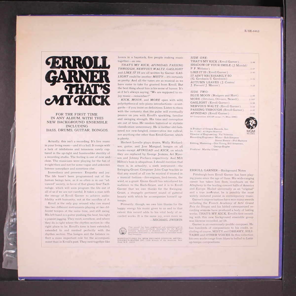 that's my kick by ERROLL GARNER