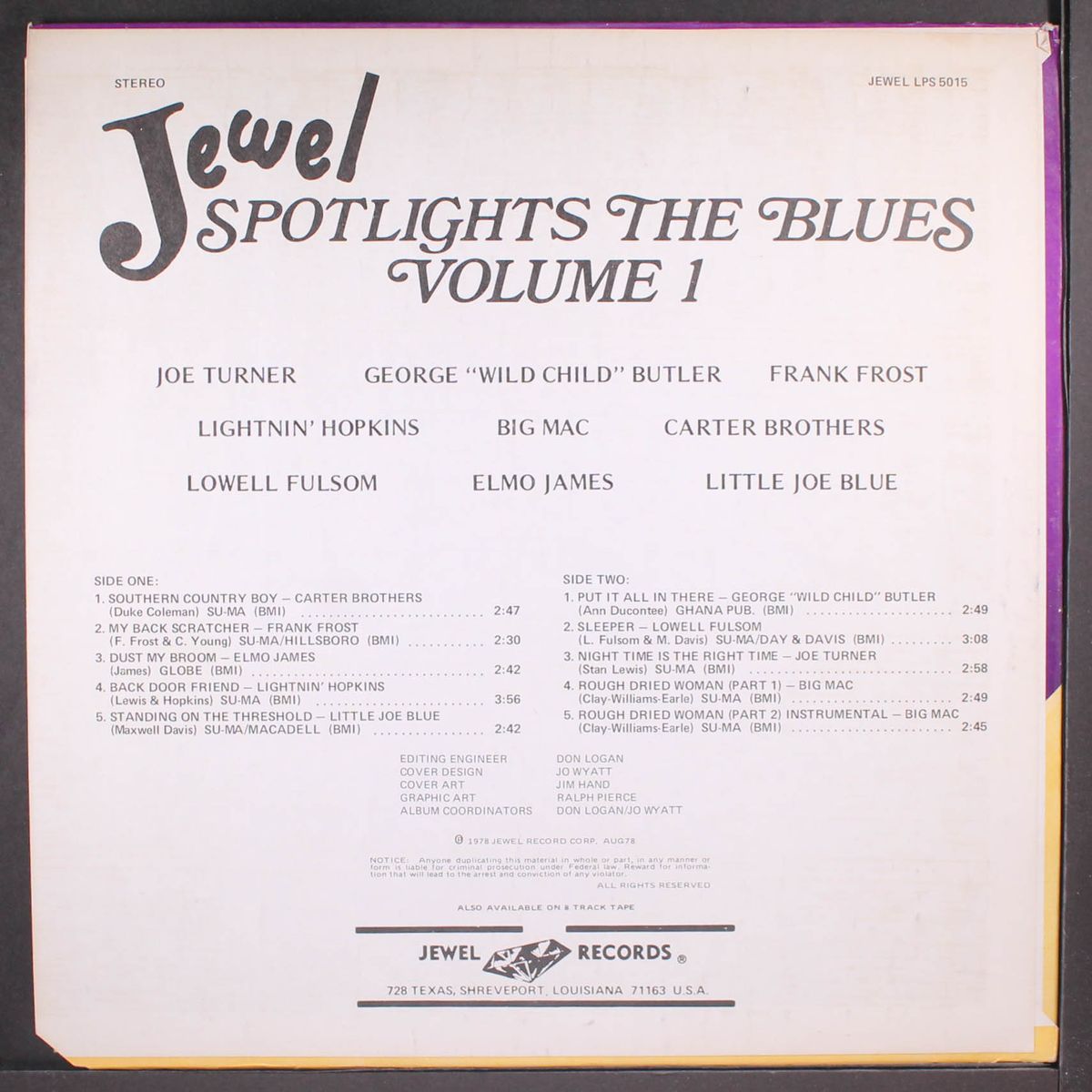 spotlights the blues, vol. 1 by VARIOUS