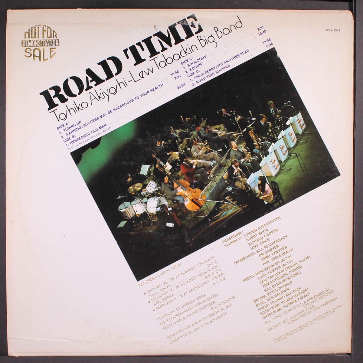 road time by TOSHIKO AKIYOSHI-TABACKIN BIG BAND