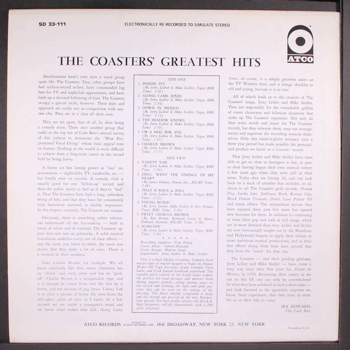 greatest hits by COASTERS