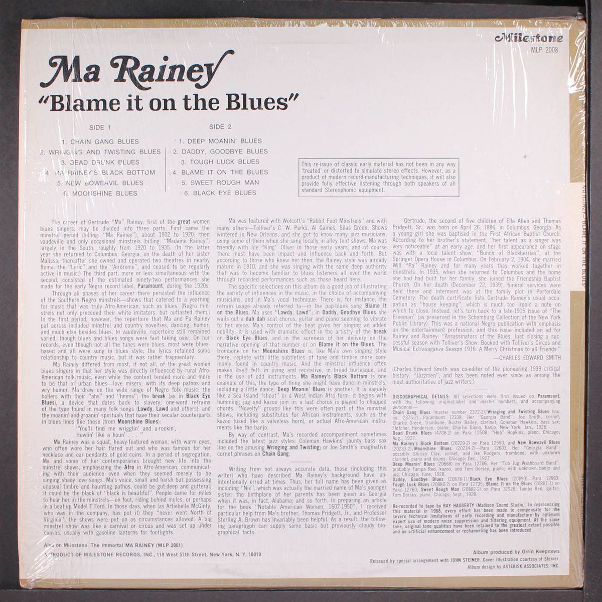 blame it on the blues by MA RAINEY