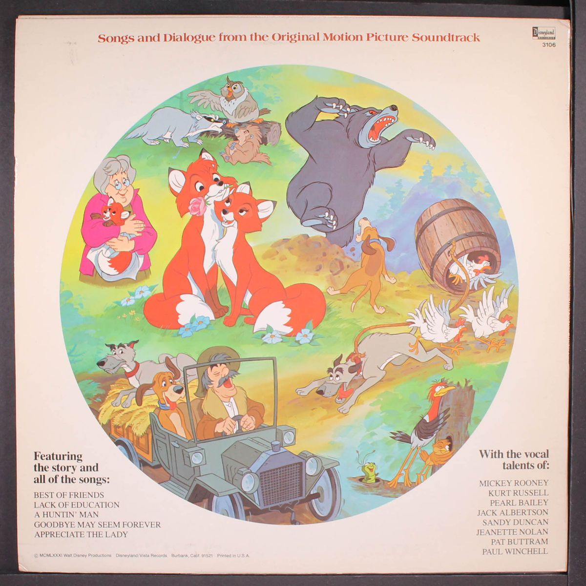the story of the fox & the hound by WALT DISNEY