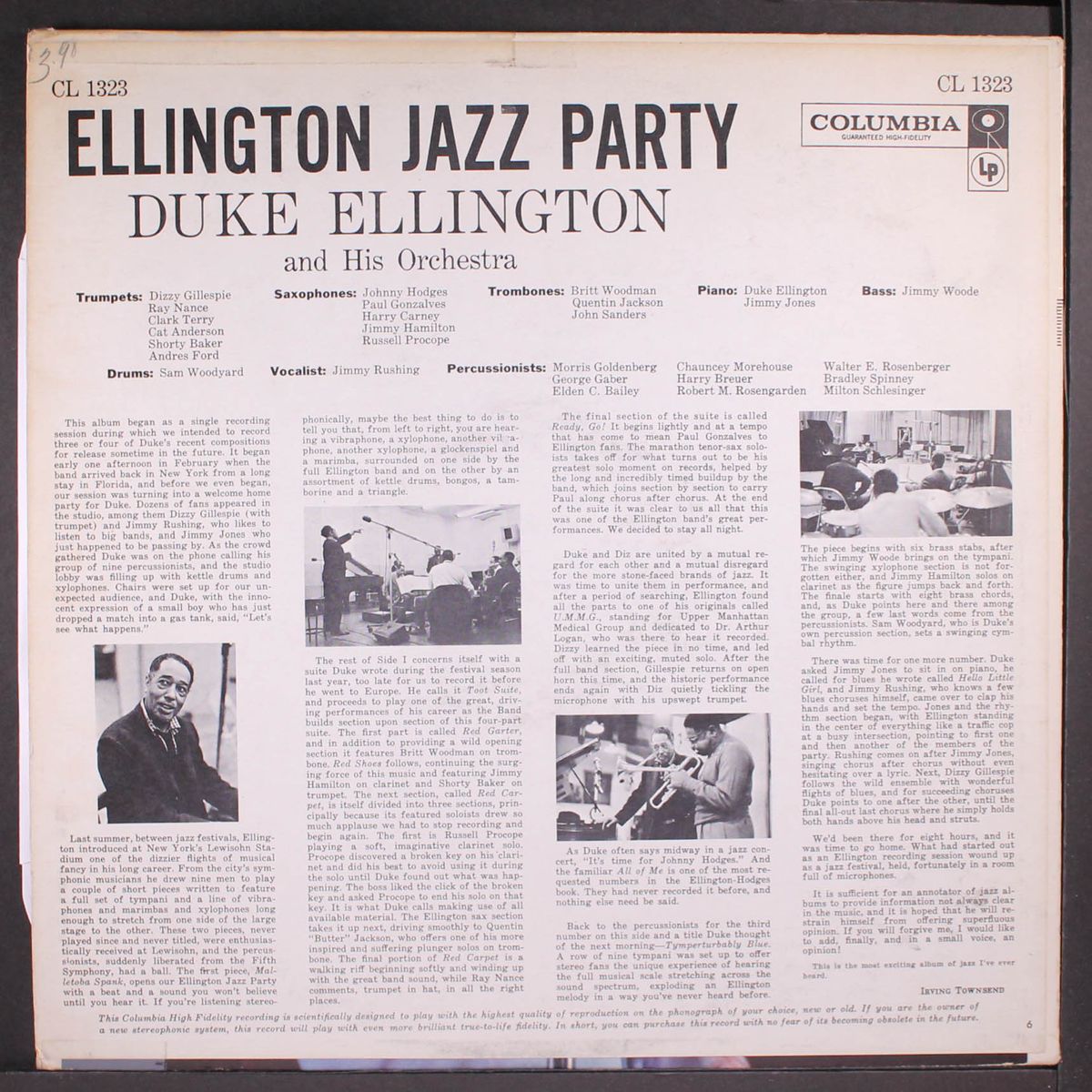 ellington jazz party by DUKE ELLINGTON