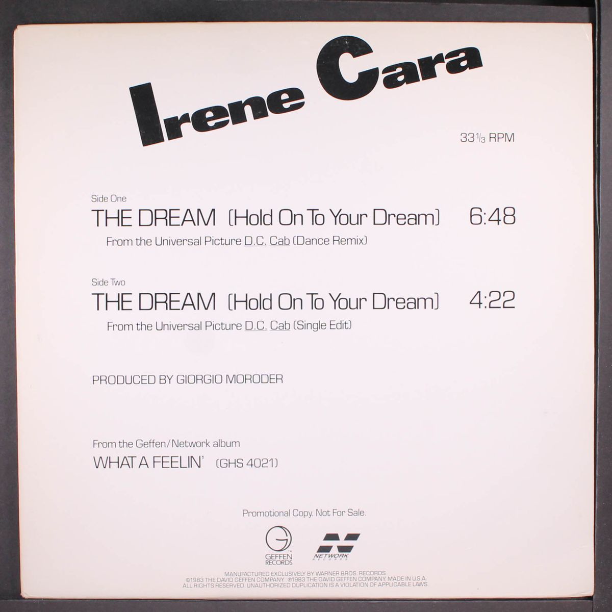 the dream by IRENE CARA