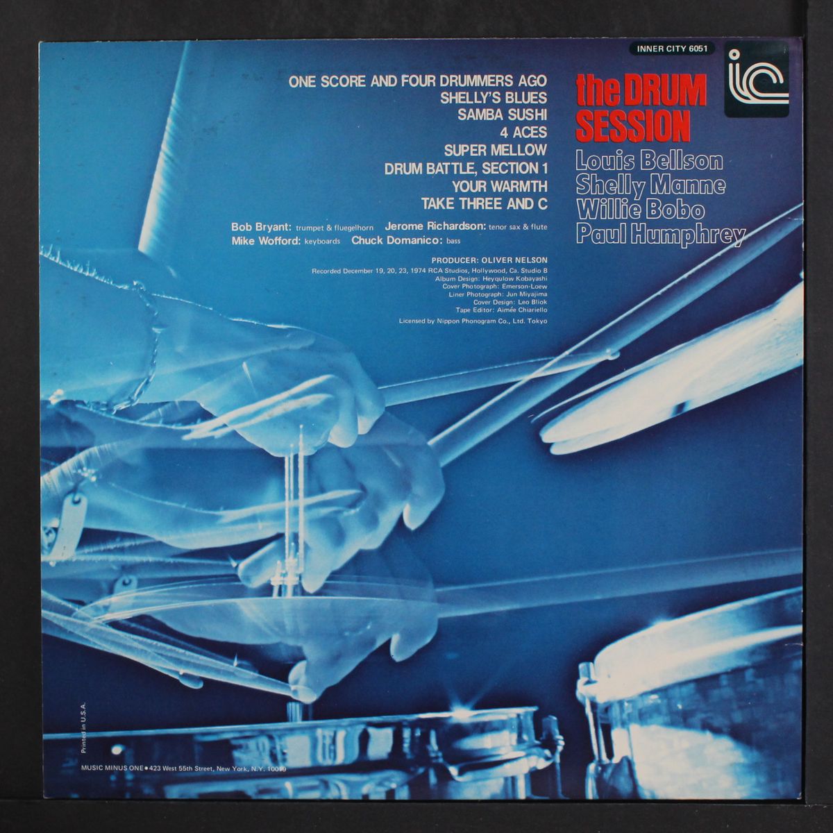 the drum session by HUMPHREY, MANNE, BOBO & BELLSON