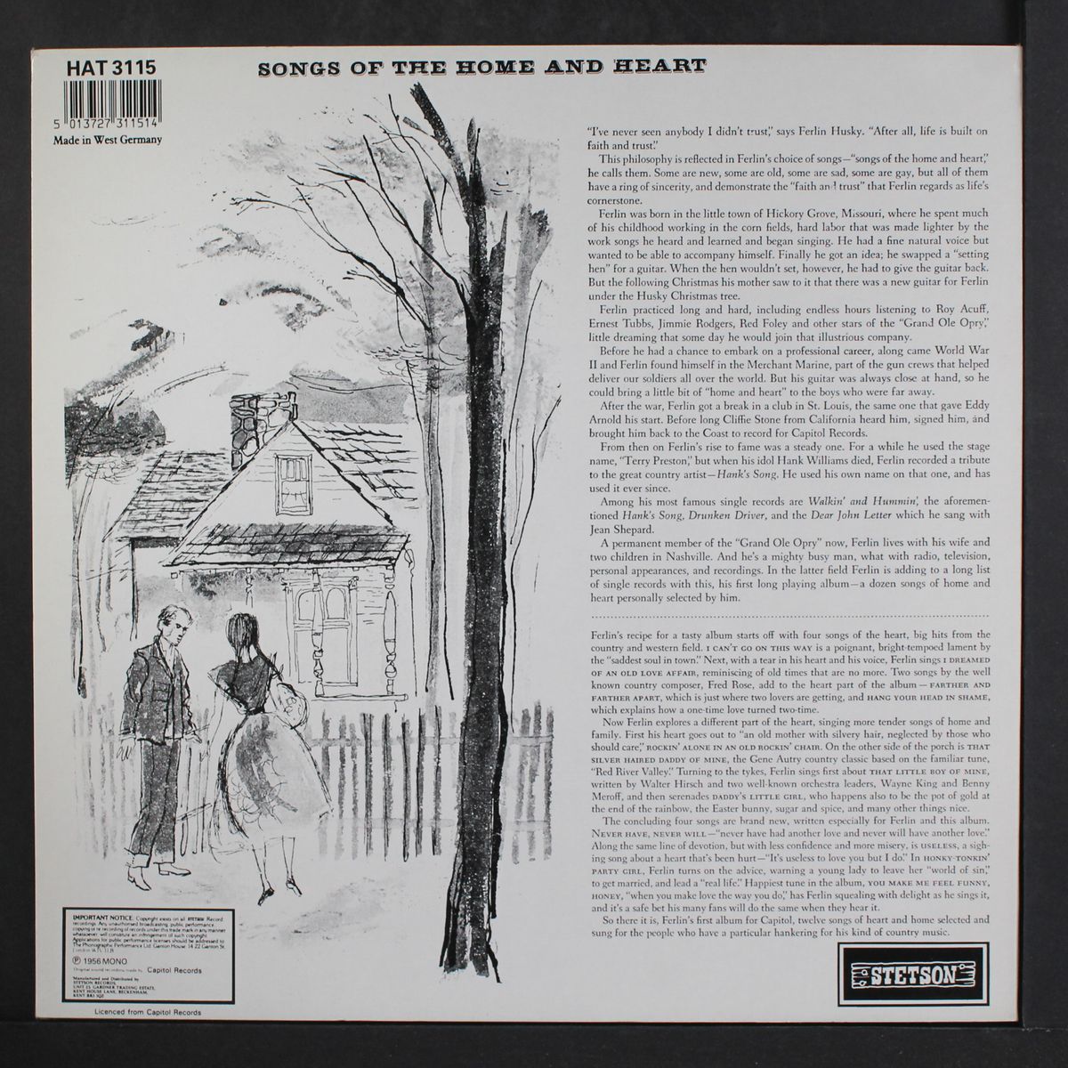 songs of the home and heart by FERLIN HUSKY