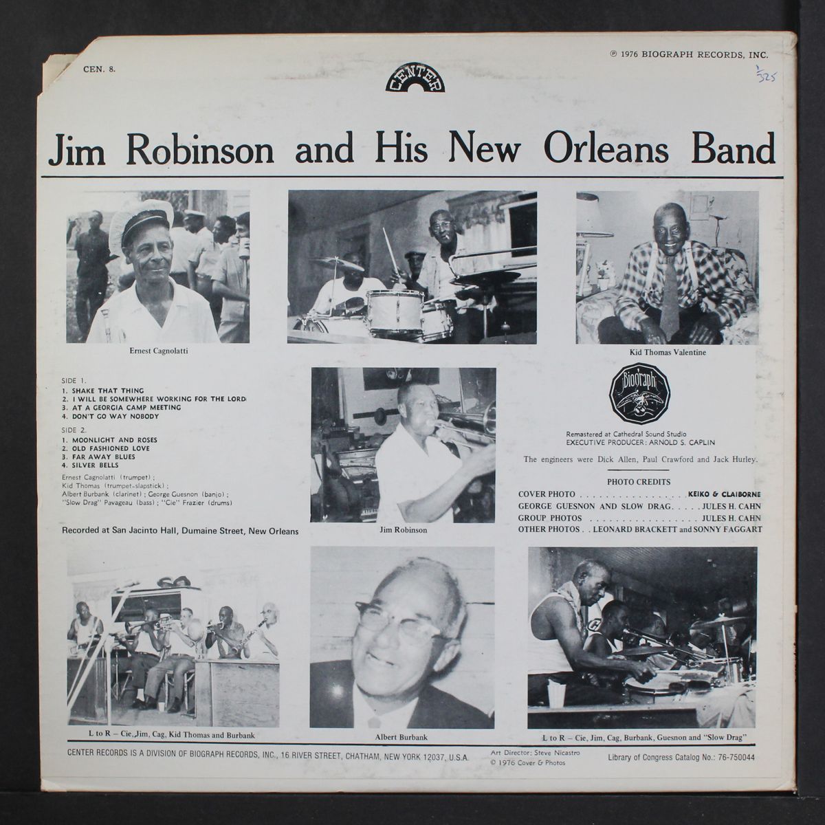 and his new orleans band by JIM ROBINSON