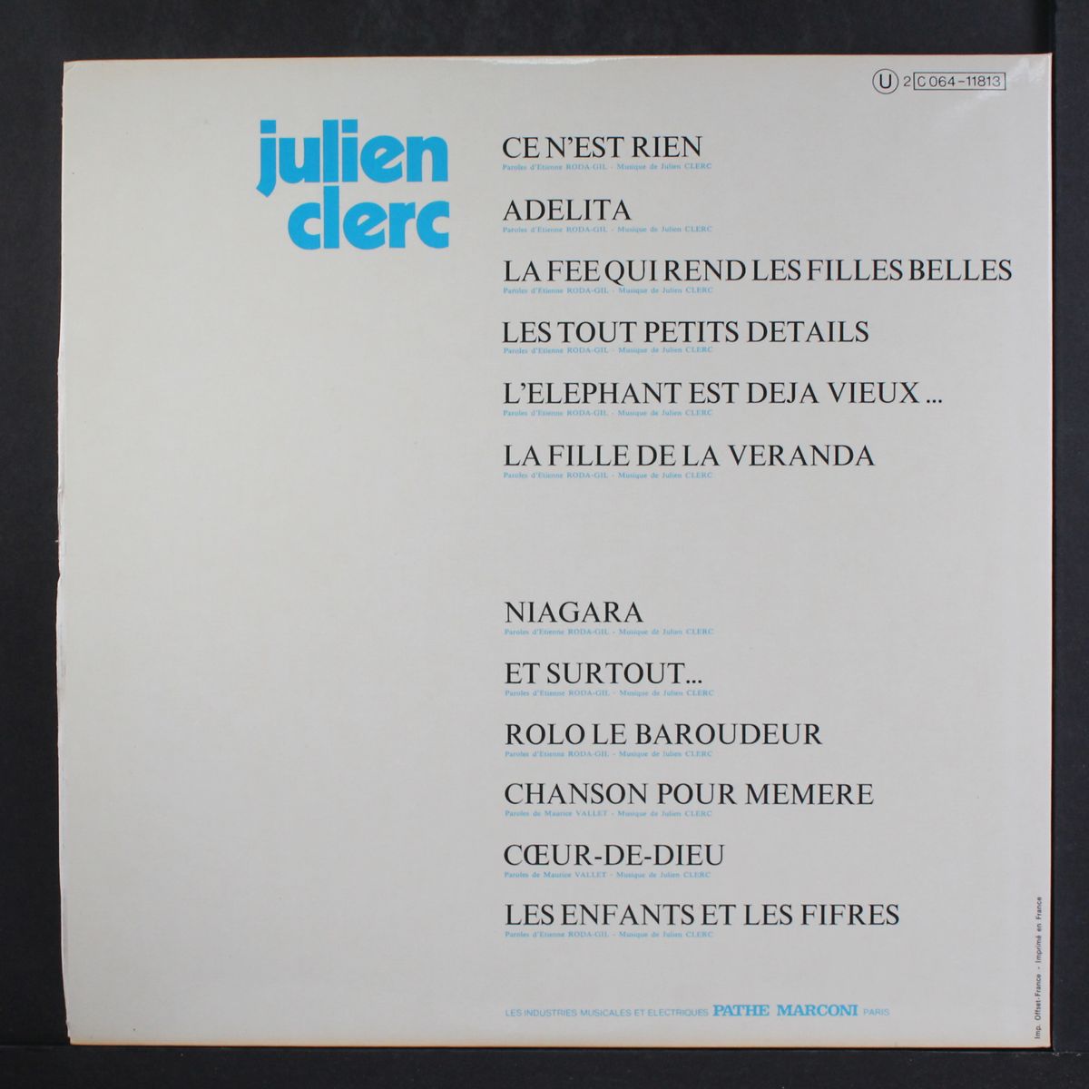 julien clerc by JULIEN CLERC