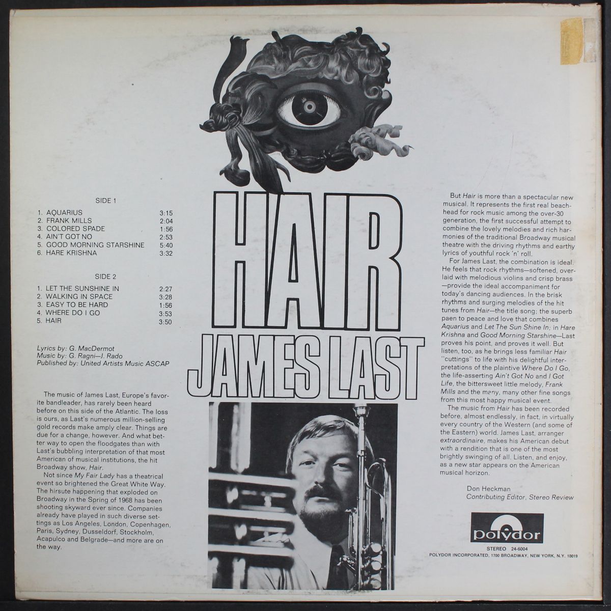 hair by JAMES LAST