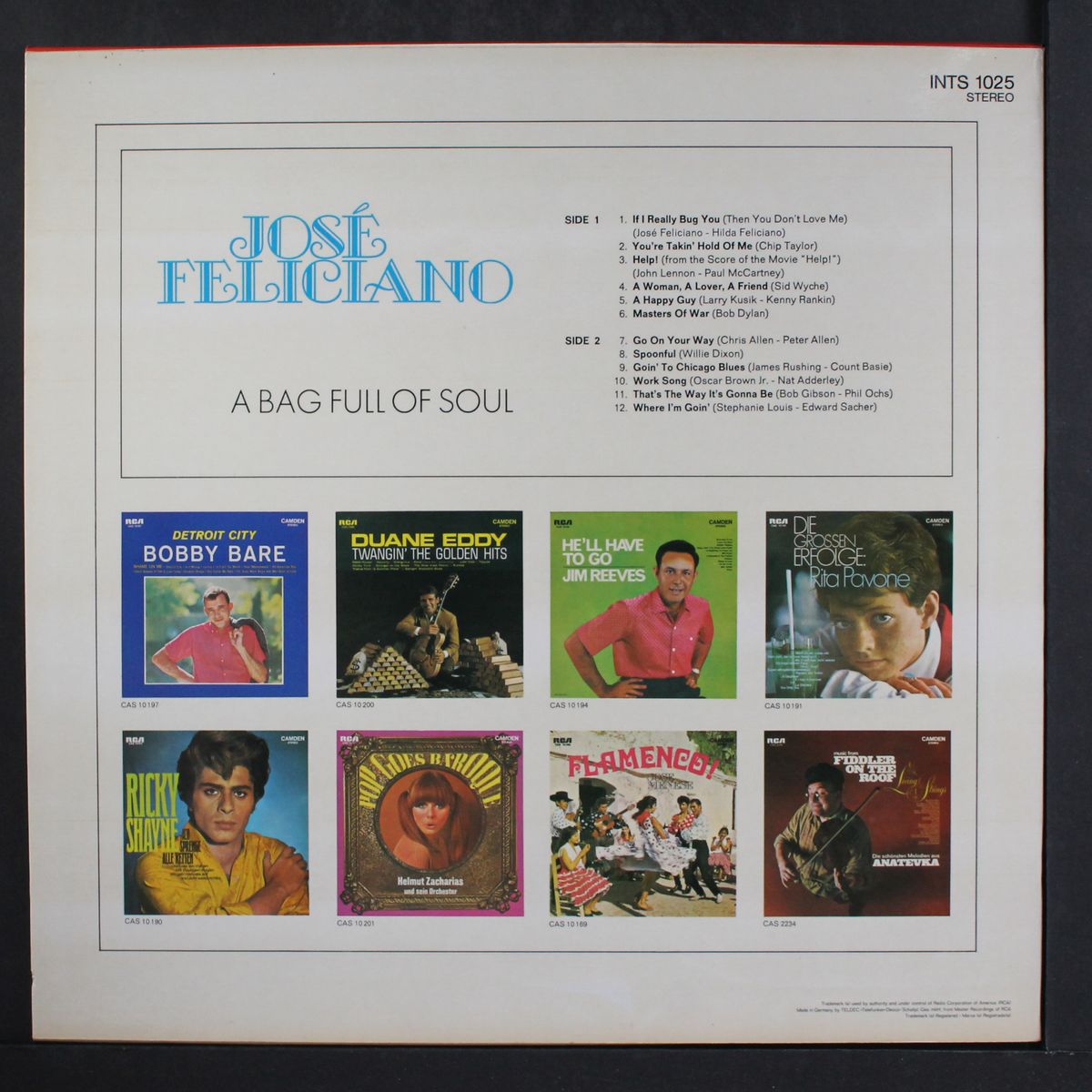 a bag full of soul by JOSE FELICIANO