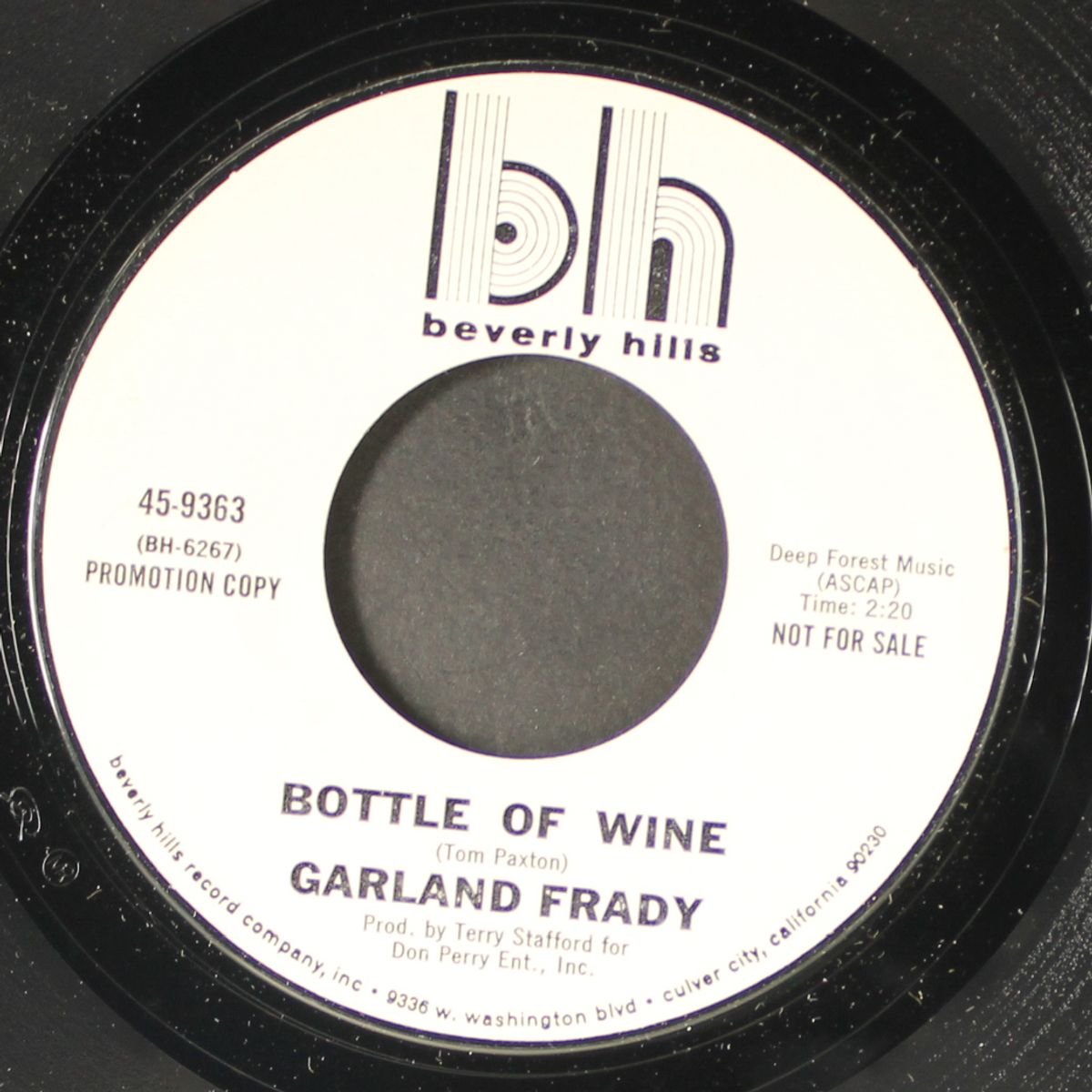 when mama comes to town / bottle of wine by GARLAND FRADY