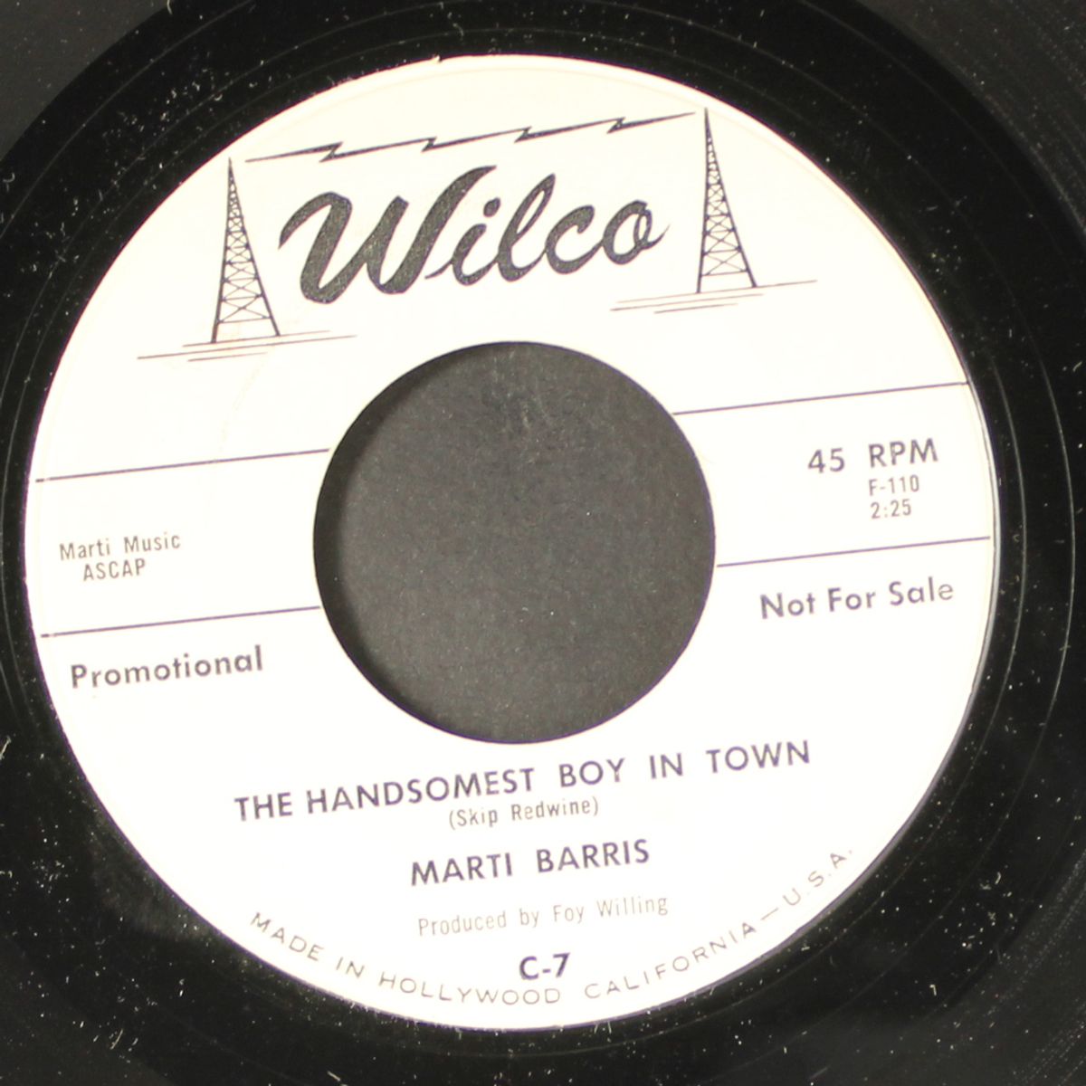 the handsomest boy in town / who's gonna walk me down the aisle by MARTI BARRIS
