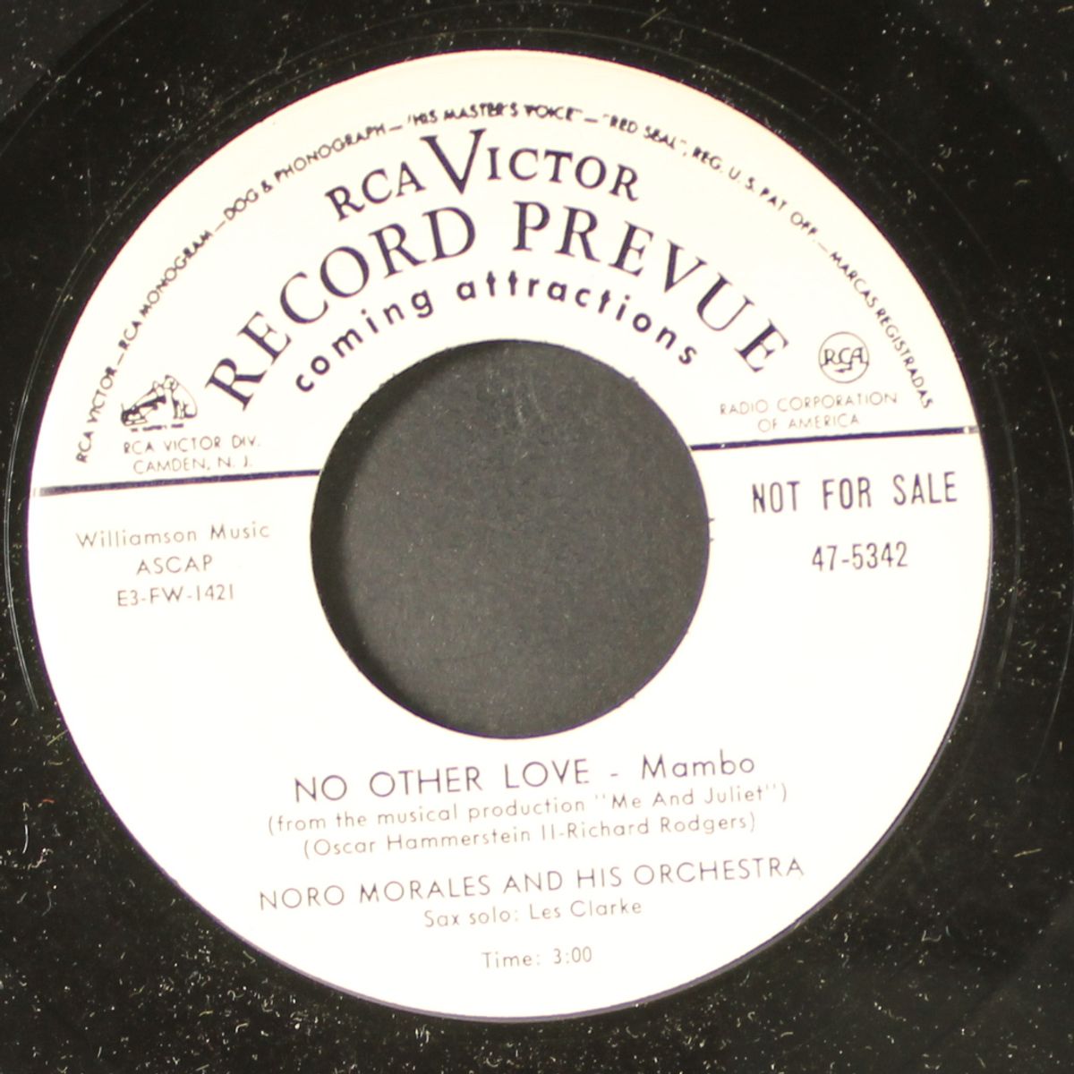 the terry theme / no other love by NORO MORALES