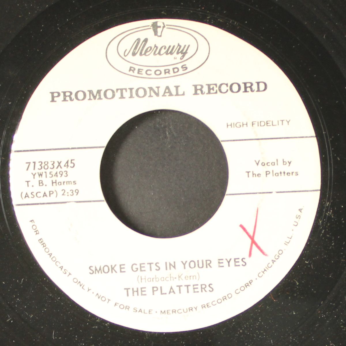 smoke gets in your eyes / no matter what you are by PLATTERS