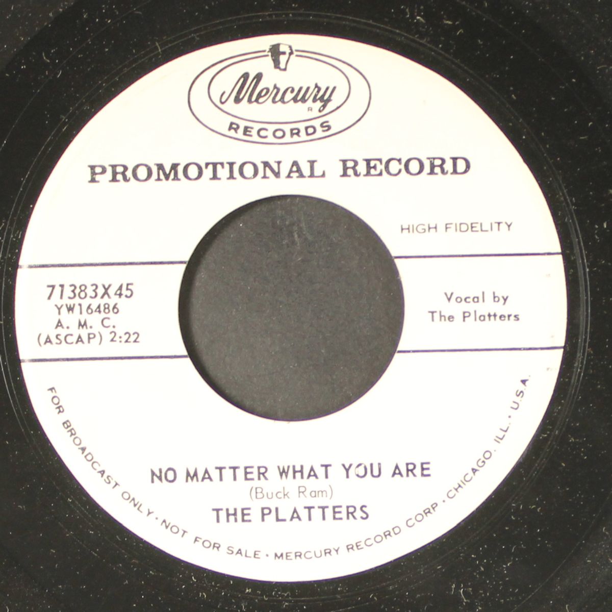 smoke gets in your eyes / no matter what you are by PLATTERS