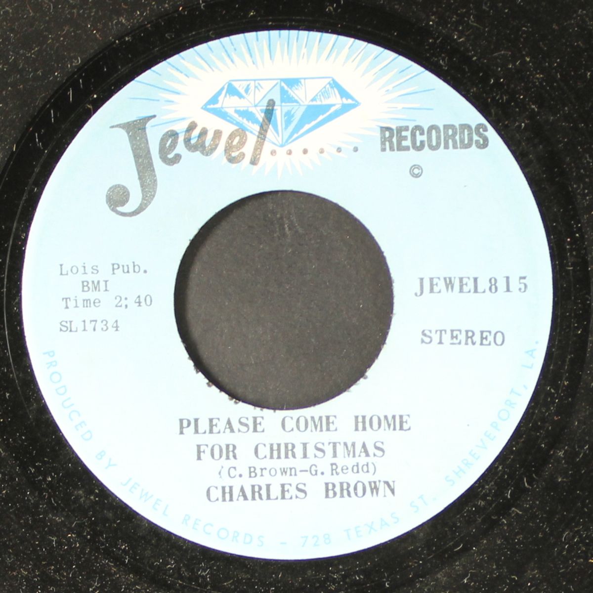 please come home for christmas / merry christmas baby by CHARLES BROWN