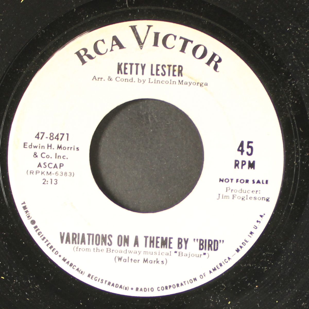 you go your way / variations on a theme by bird by KETTY LESTER