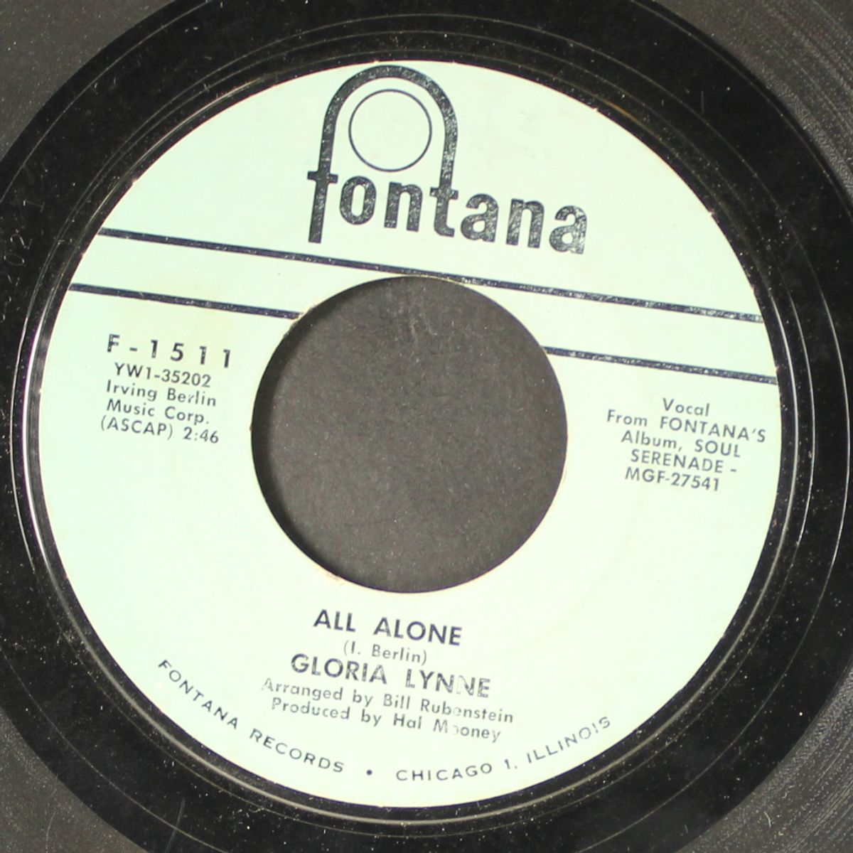 watermelon man / all alone by GLORIA LYNNE