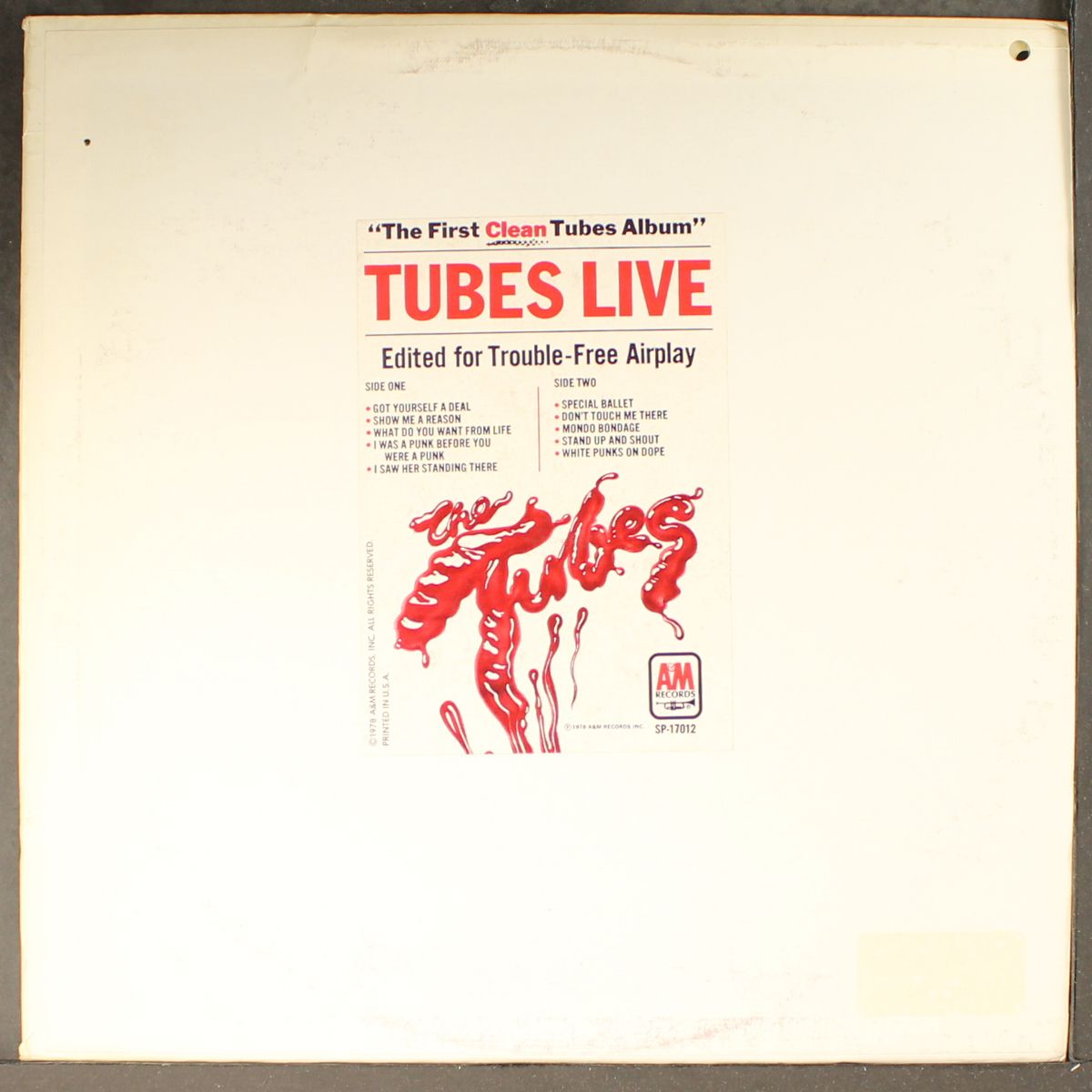 live (1st clean tubes album) by TUBES