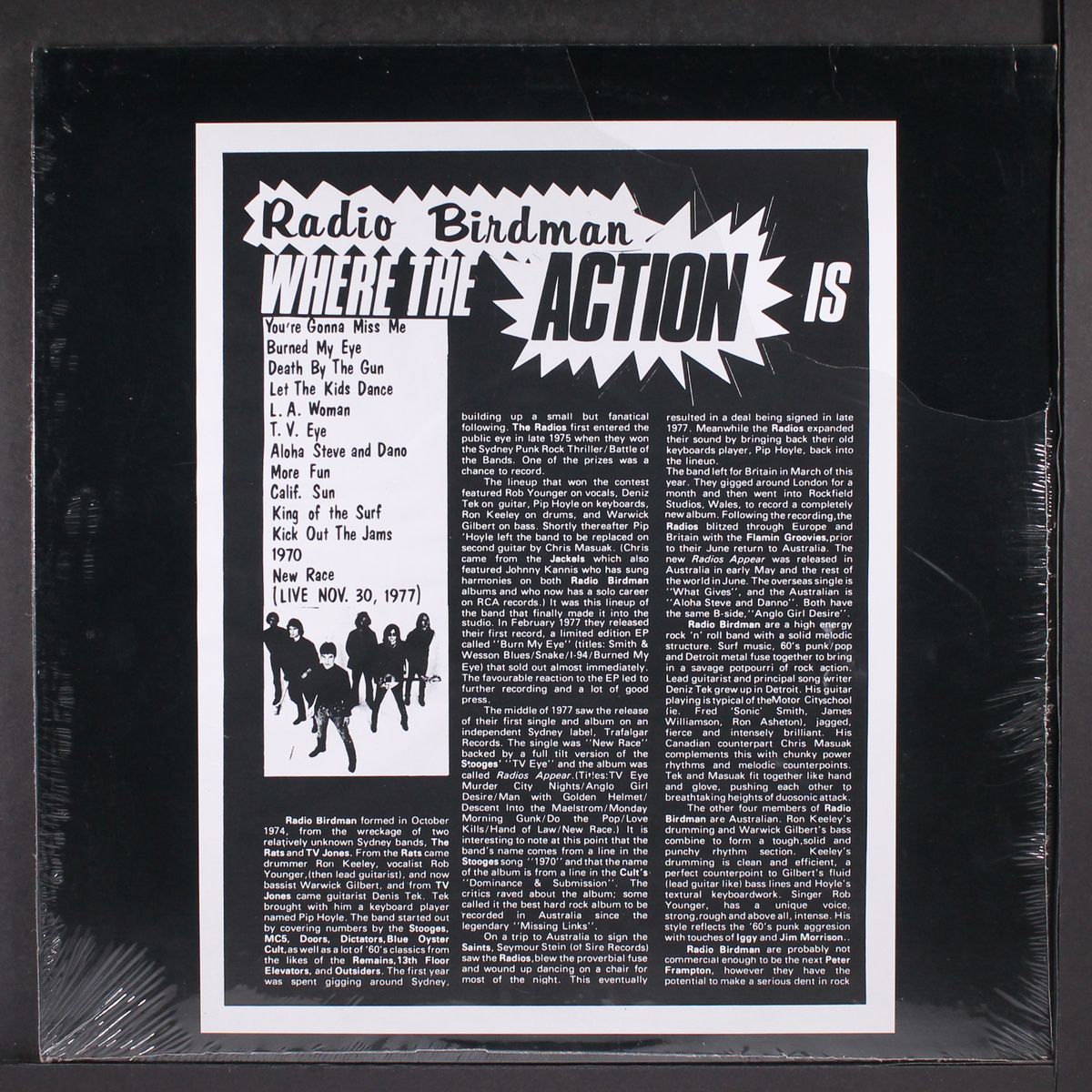 where the action is by RADIO BIRDMAN