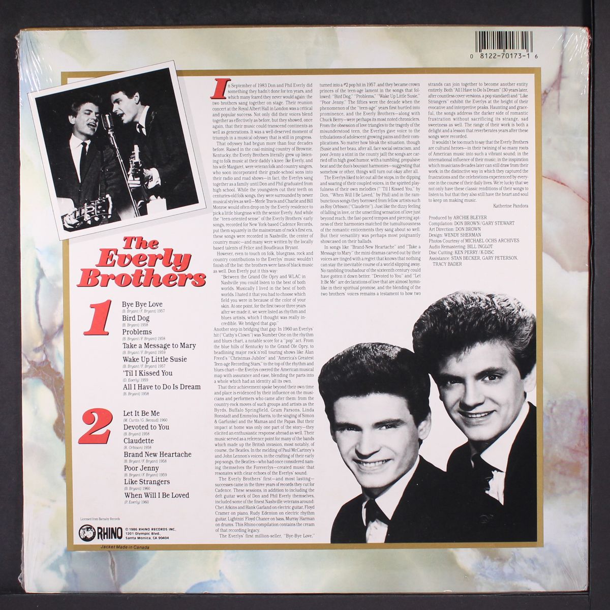 best of by EVERLY BROTHERS
